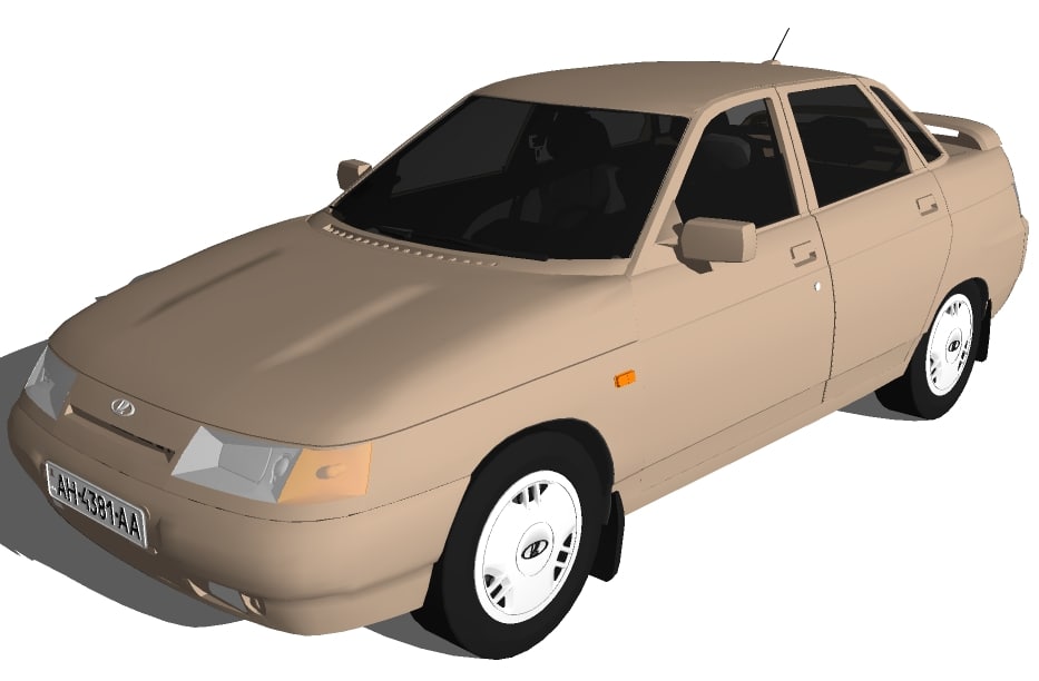 Lada 3d model free