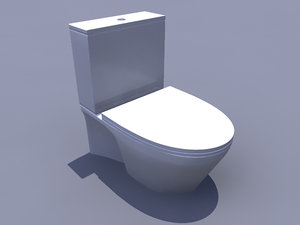 toilet 3d model