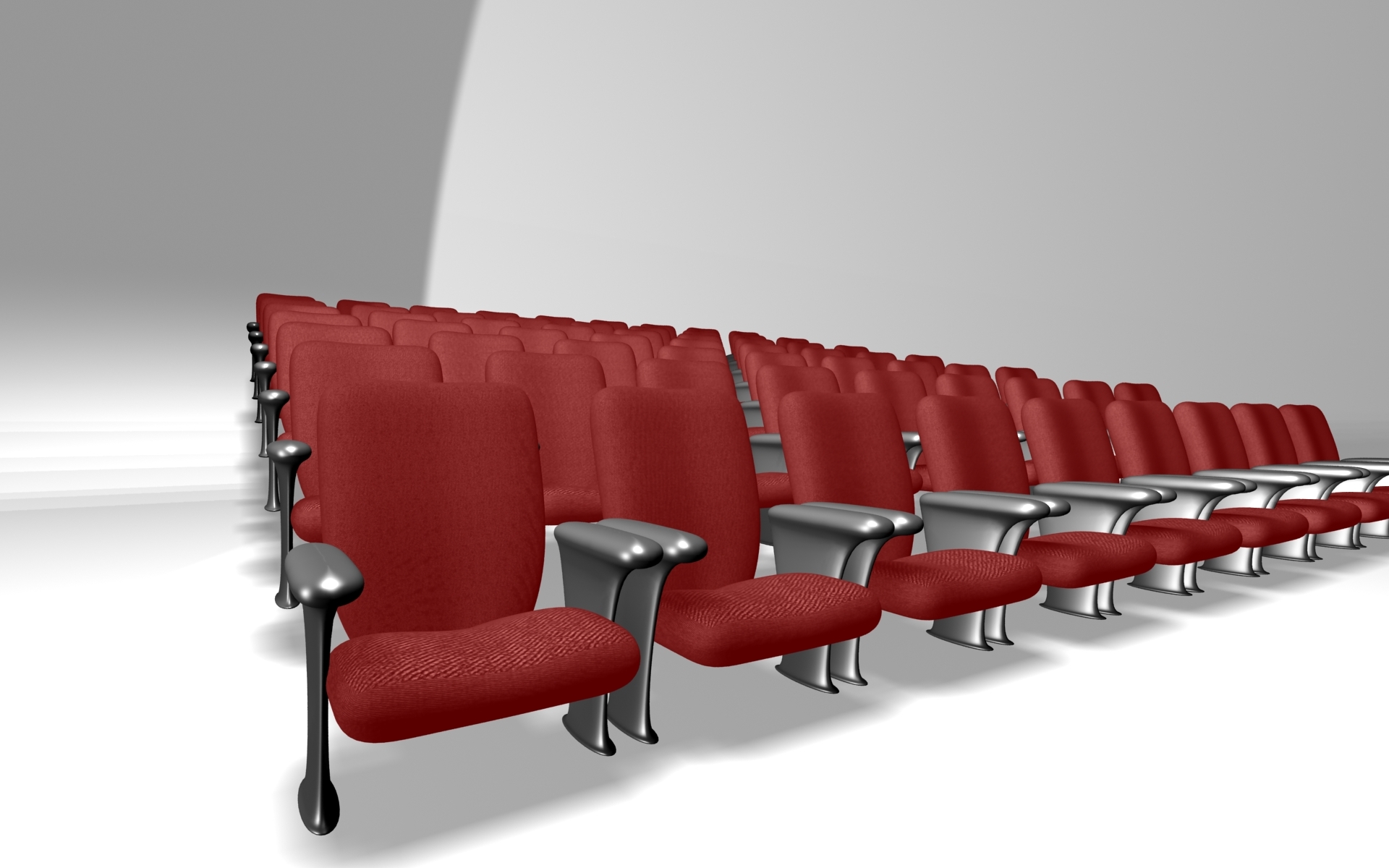 3d model movie theater chair