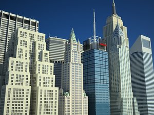 newyork skyscrapers building 3d model