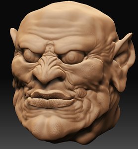 monster head 3d model
