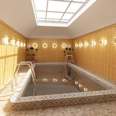 modelo 3d Piscina de interior - TurboSquid 361344