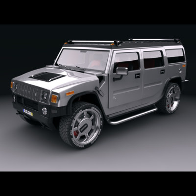 Hummer h2 3d model