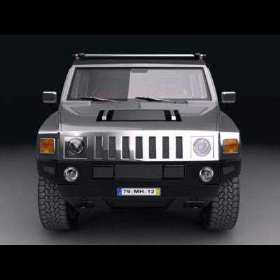 Hummer h2 3d model