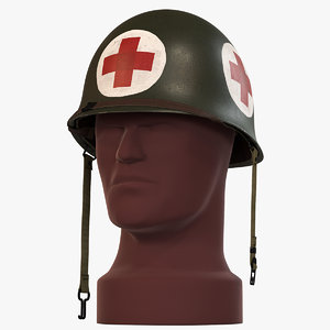 army m1 helmet ww2 3d model