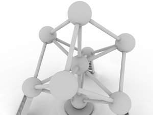 atomium expo brussel 3d model