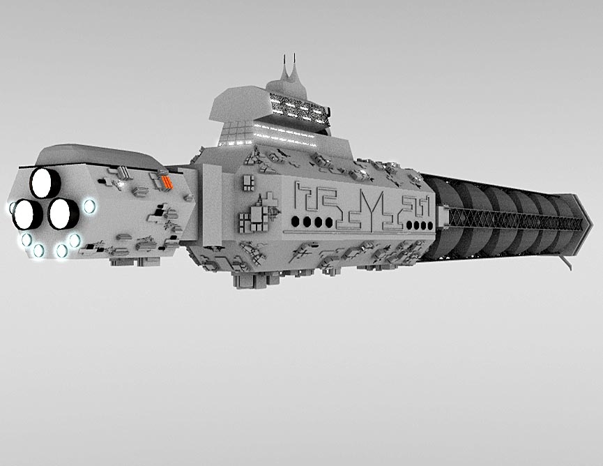 space freighter 3d lw