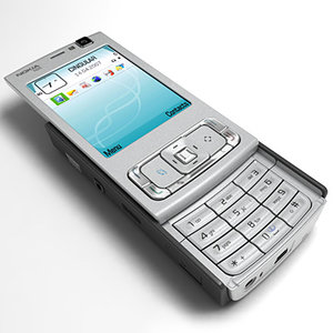 nokia n95 mobile phone 3d model