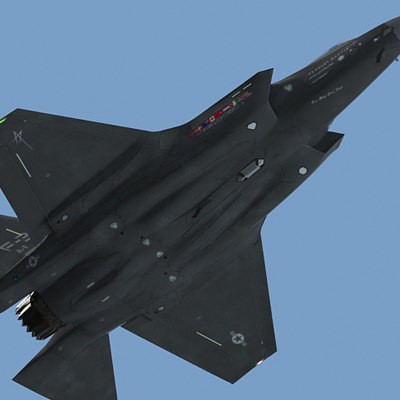 f-35 lightning ii fighter 3d model