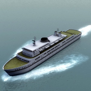 ss finlandia cruise liner 3d 3ds
