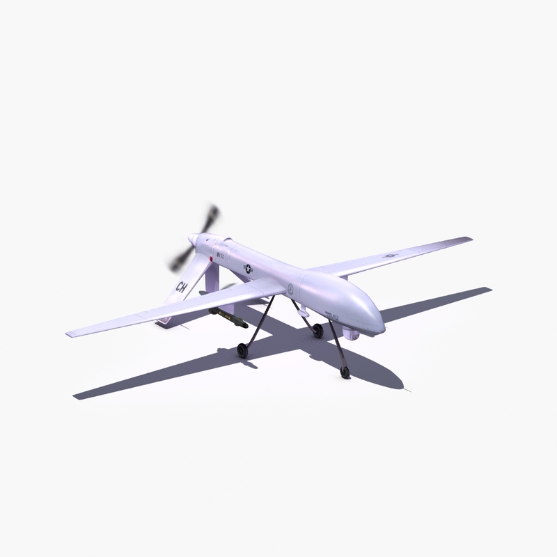 Mq 1 Predator Uav 3d Model