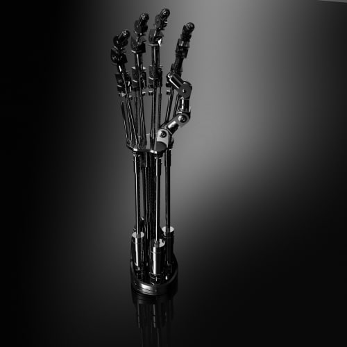 robotic hand terminator 3d model