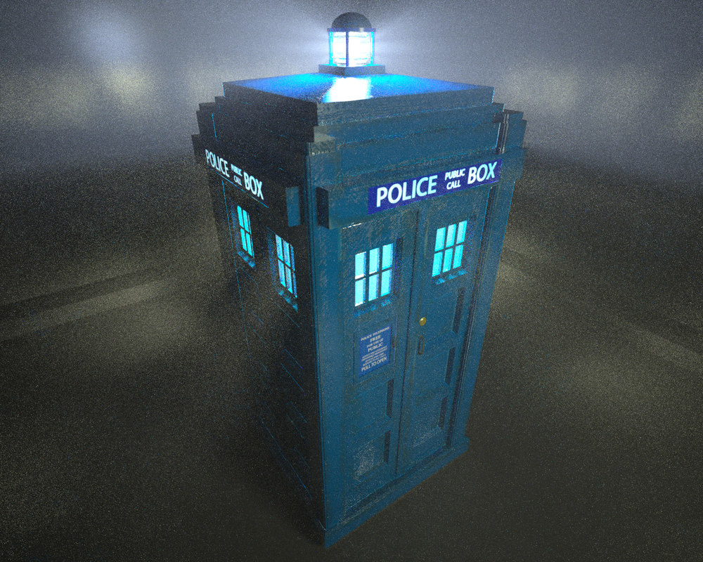 free tardis 3d model