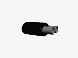 free cars exhaust 3d model