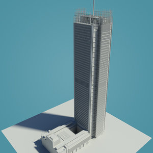 3d model new york tower building