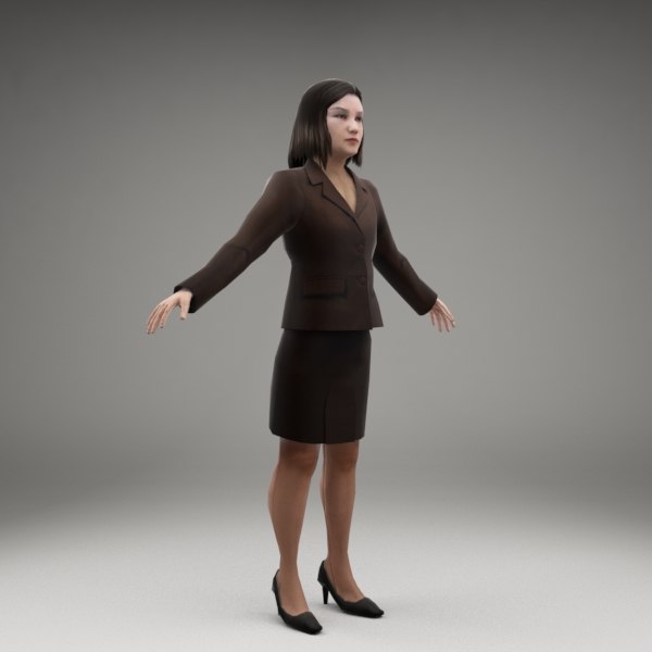 axyz characters human 3d 3ds