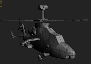 3d eurocopter tiger games model