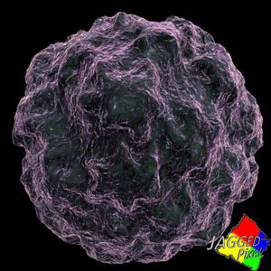 3d human papilloma virus 2 model