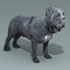 dog 3 bulldog mastiff 3d model