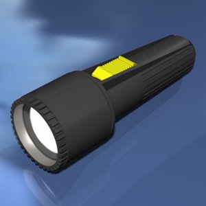 3d flash light model