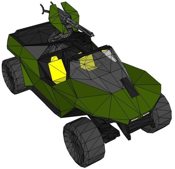 Halo warthog чертежи