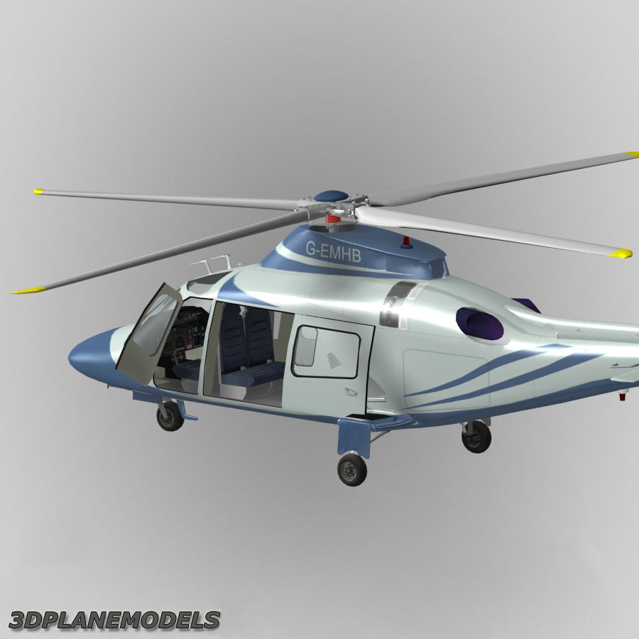 Agusta A-109e Private Livery 3d Model