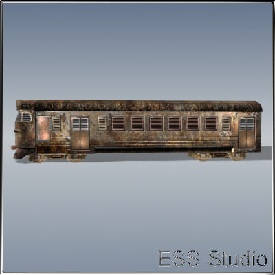 ポスト原子力機関車3dモデル Turbosquid