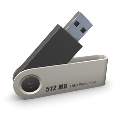 3ds max realistic usb flash drive