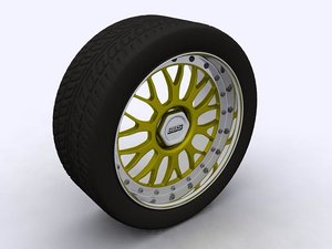 3d wheel tire model