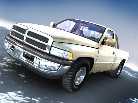 Dodge ram 3d model