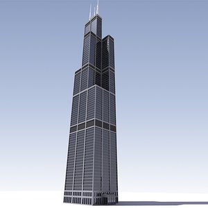 sears tower 3d model
