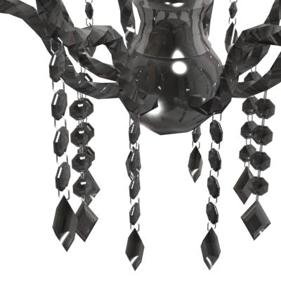 Maya Modern Black Gothic Chandelier