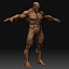 3d athlete human character body