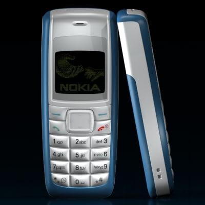 nokia 1110i phone 3d 3ds