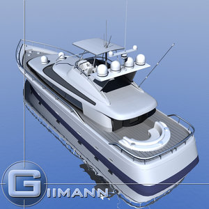 yacht 3d 3ds