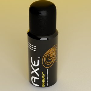 axe spray 3d max