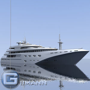 3d boat yacht vessel
