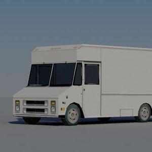 3d model truck vehicle