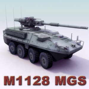 m1128 stryker 3d model