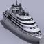 3d model passenger cruise ship