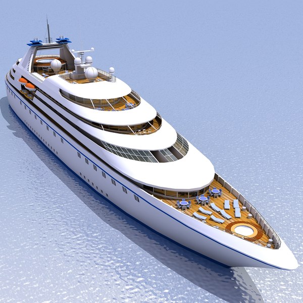 3d model passenger cruise ship