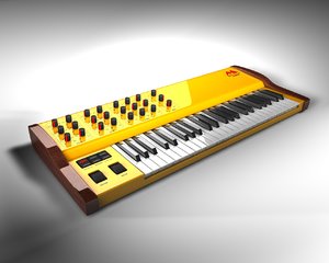synthesizer synth 3d model