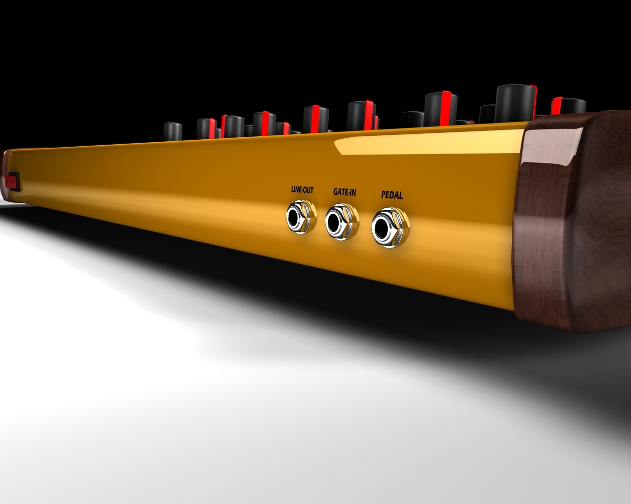 synthesizer synth 3d model