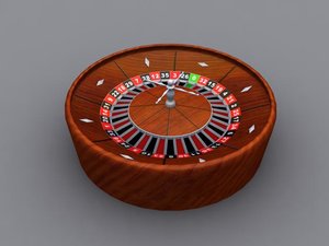 3d model casino roulette
