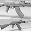 3d model ak-47 assault rifle