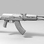 3d model ak-47 assault rifle