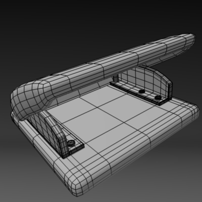 穿孔3d模型