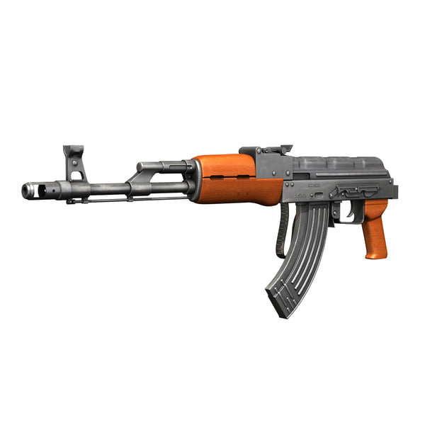 3d Model Of Ak 74 Kalashnikov Rifle Assault
