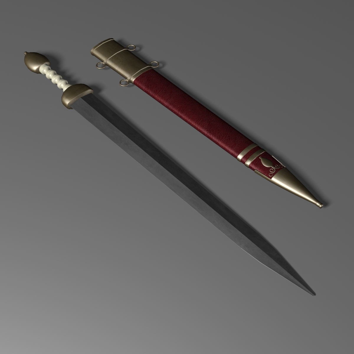 3D 3D Studio gladius hispaniensis roman