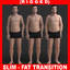 3d model realistic man slim fat